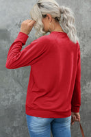 Round Neck Long Sleeve Sweatshirt S-2XL