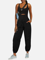 Cutout Scoop Neck Wide Strap Jumpsuit S-XL