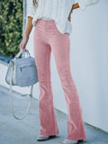 High Waist Bootcut Pants S-L