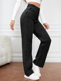 High Waist Straight Jeans S-XL