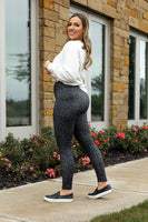 Black Leopard Full Length Leggings Sizes 4-28