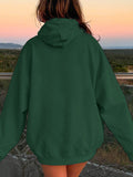 Drawstring Dropped Shoulder Hoodie S-2XL