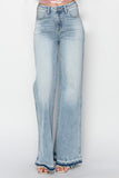 Risen Full Size High Rise Wide Leg Jeans Sizes S-3XL