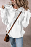 Drawstring Pocketed Long Sleeve Hoodie S-XL