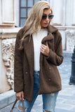 Ivy Lane Full Size Lapel Collar Sherpa Coat S-5XL