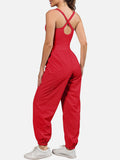 Cutout Scoop Neck Wide Strap Jumpsuit S-XL