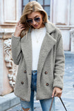 Ivy Lane Full Size Lapel Collar Sherpa Coat S-5XL