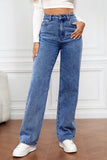 High Waist Straight Jeans S-XL