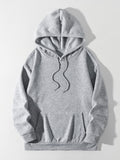 Drawstring Dropped Shoulder Hoodie S-2XL