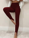 Ribbed Mid Waist Leggings 1XL-3XL