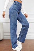 High Waist Straight Jeans S-XL