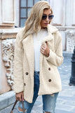 Ivy Lane Full Size Lapel Collar Sherpa Coat S-5XL