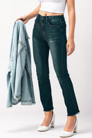 Mid-Rise Waist Skinny Jeans with Pockets S-XL