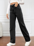 High Waist Straight Jeans S-XL