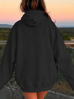 Drawstring Dropped Shoulder Hoodie S-2XL