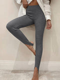 Ribbed Mid Waist Leggings 1XL-3XL