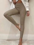 Ribbed Mid Waist Leggings 1XL-3XL