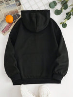 Drawstring Dropped Shoulder Hoodie S-2XL