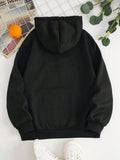 Drawstring Dropped Shoulder Hoodie S-2XL