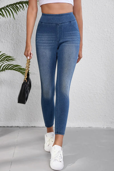 High Waist Skinny Jeans S-2XL