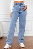 High Waist Straight Jeans S-XL