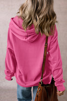 Drawstring Pocketed Long Sleeve Hoodie S-XL