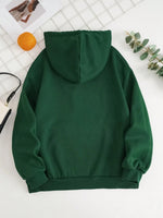 Drawstring Dropped Shoulder Hoodie S-2XL