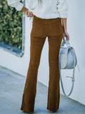 High Waist Bootcut Pants S-L