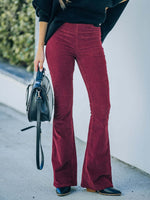 High Waist Bootcut Pants S-L