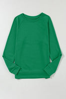 Round Neck Long Sleeve Sweatshirt S-2XL