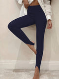 Ribbed Mid Waist Leggings 1XL-3XL