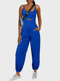 Cutout Scoop Neck Wide Strap Jumpsuit S-XL