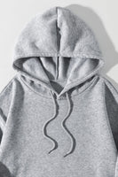 Drawstring Dropped Shoulder Hoodie S-2XL