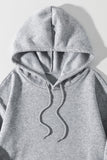 Drawstring Dropped Shoulder Hoodie S-2XL