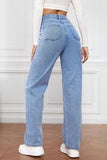 High Waist Straight Jeans S-XL