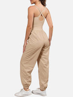 Cutout Scoop Neck Wide Strap Jumpsuit S-XL