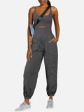 Cutout Scoop Neck Wide Strap Jumpsuit S-XL